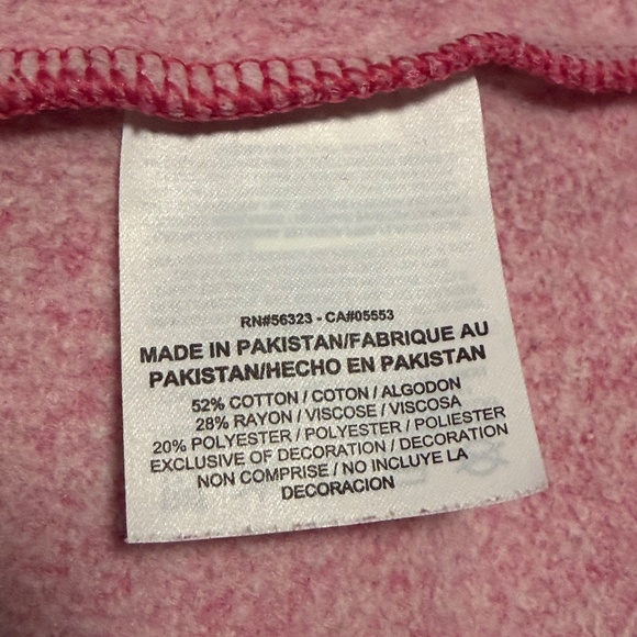 Nike Sportswear Club Fleece Women's Crew-Neck Sweatshirt Size Large Pink - Picture 4 of 5